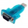 Adaptateur USB / RS232 (série) DB9M monobloc + rallonge 0.30m