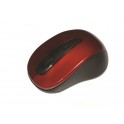 Souris sans fil rouge 1000 Dpi - Mini dongle USB - WAYTEX