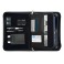 Conférencier noir tablette 10,1" + bloc A5 et compartiments