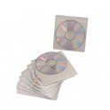 Pochette CD/DVD adhésive repositionnable pack de 10