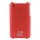 Coque cuir Lézard rouge avec film de protection pour iPhone 3G 3GS G-CUBE GPN-3R