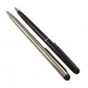 Stylo Duo TouchPad et stylo bille laqué argent blister Waytex