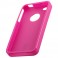 Protection silicone rigide rose pour iPhone 4 4S STK IP4TPUPK