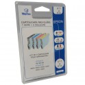 Pack cartouches compatible pour EPSON 061, 1 noire + 3 couleurs C/M/J