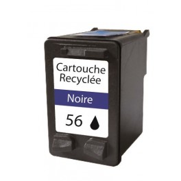 Cartouche recyclée pour HP n°56 C6656A noire 19ml