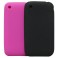 Coques silicone jeu de 2 pour iPhone 3G 3GS 1 noir et 1 couleur blister WAYTEX