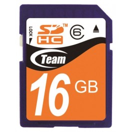 Carte mémoire Pro SDHC Class6 16 Go Team Group