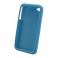 Coque silicone pour iPhone 4 4S Bleu Clair Waytex