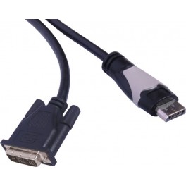 Cordon HDMI / DVI M/M connecteurs Or 2.00m blister