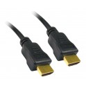 Cordon HDMI 1.4 A/A connecteurs Or 1.80m