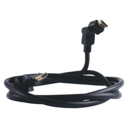 Cordon HDMI 1.4 articulé A/A connecteurs Or 1.50m Blister