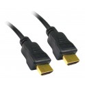 Cordon HDMI 1.4 A/A connecteurs Or 10.00m