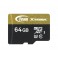 Carte mémoire microSDXC 64 Go UHS-I U3 class10 avec adaptateur Team Group