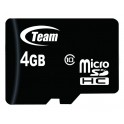 Carte mémoire microSDHC 4 Go Class10 avec adaptateur Team Group
