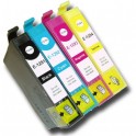 Pack cartouches compatible pour Epson T1291/5 1 BK noir + 3 couleurs C/M/Y