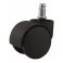 Roulette universelle pour fauteuil couleur noir 11/50mm