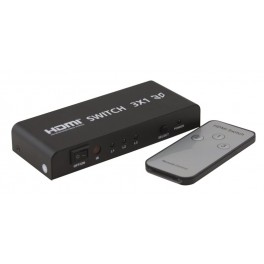 Commutateur automatique HDMI 1.4, 1080P,3D,  3 entrées / 1 sortie